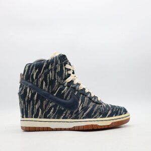 Nike Dunk Sky Hi Hidden Wedge Womens US 6.5 Armory Blue Sneakers Shoes